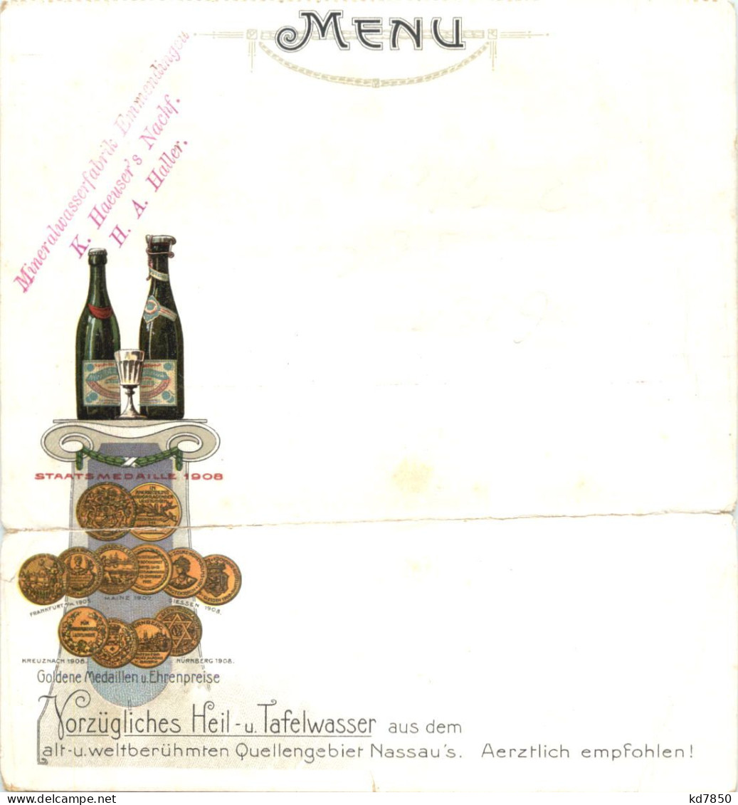 Mineralwasserfabrik Emmendingen - Menu - Selters - Limburg