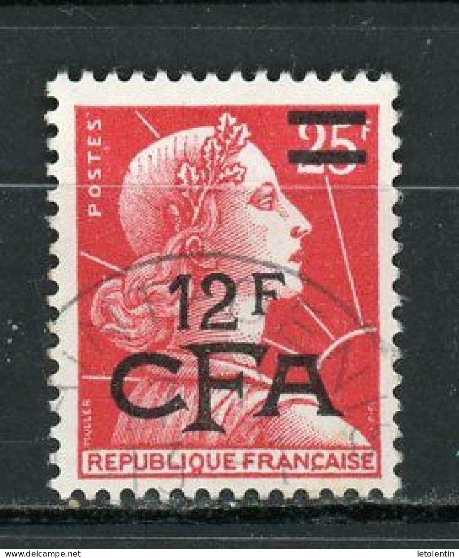 FRANCE SURCHARGÉ CFA - MULLER - N° Yvert 337A Obli. - Used Stamps