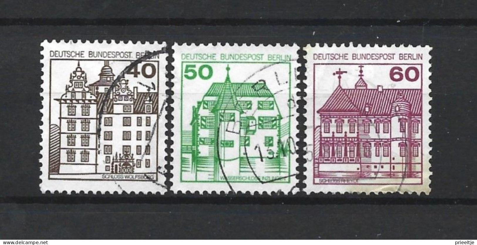 Berlin 1979-80  Castle Definitives Y.T. 573/575 (0) - Oblitérés