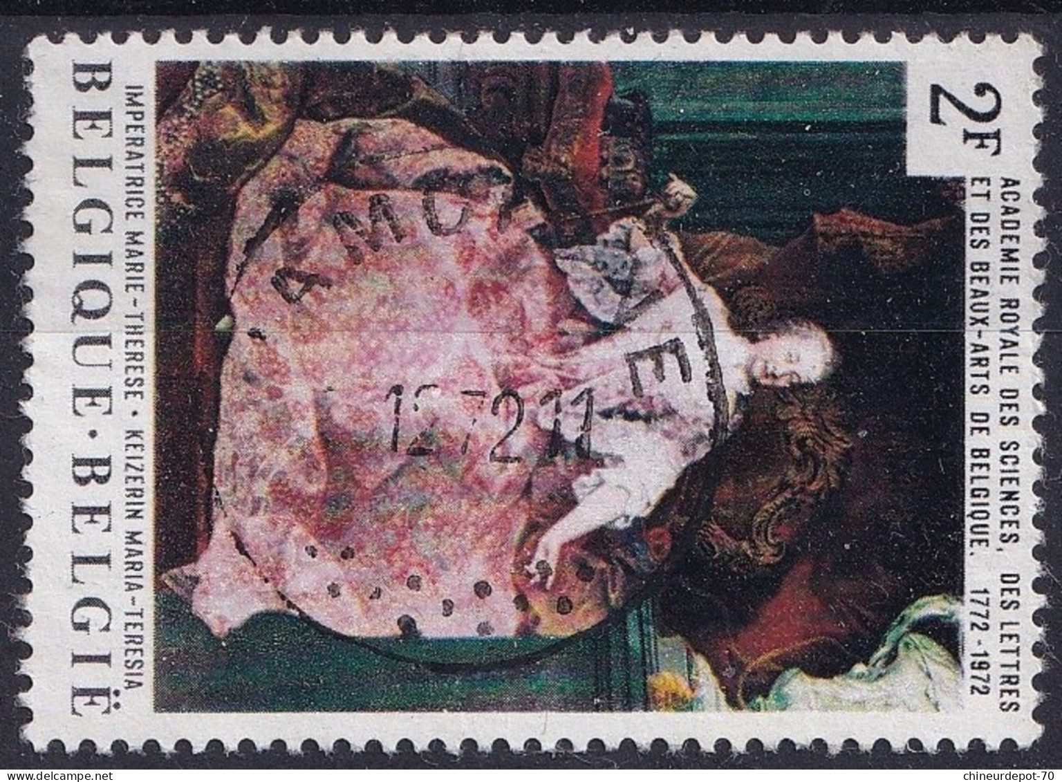 ACADEMIE ROYALE DES SCIENCES DES LETTRES IMPÉRATRICE MARIE-THÉRÈSE - Used Stamps