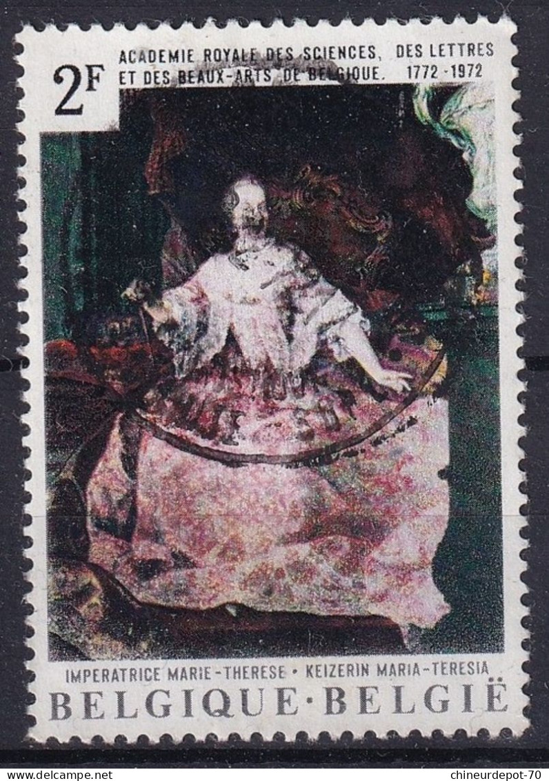 ACADEMIE ROYALE DES SCIENCES DES LETTRES IMPÉRATRICE MARIE-THÉRÈSE - Used Stamps