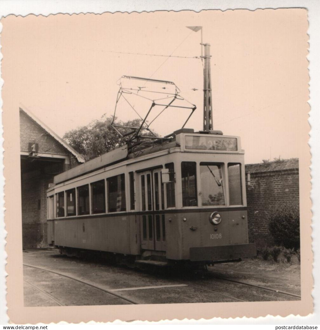 Tram - La Louvière Dépôt 1960 - Photo - & Tram - Eisenbahnen