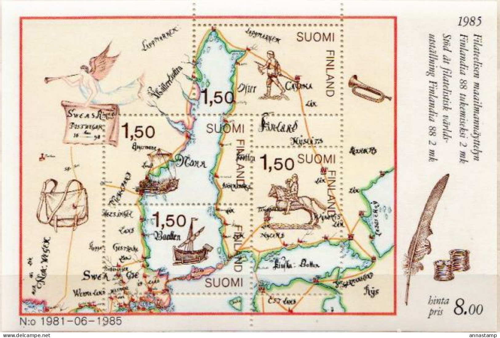 Finland MNH SS - Expositions Philatéliques