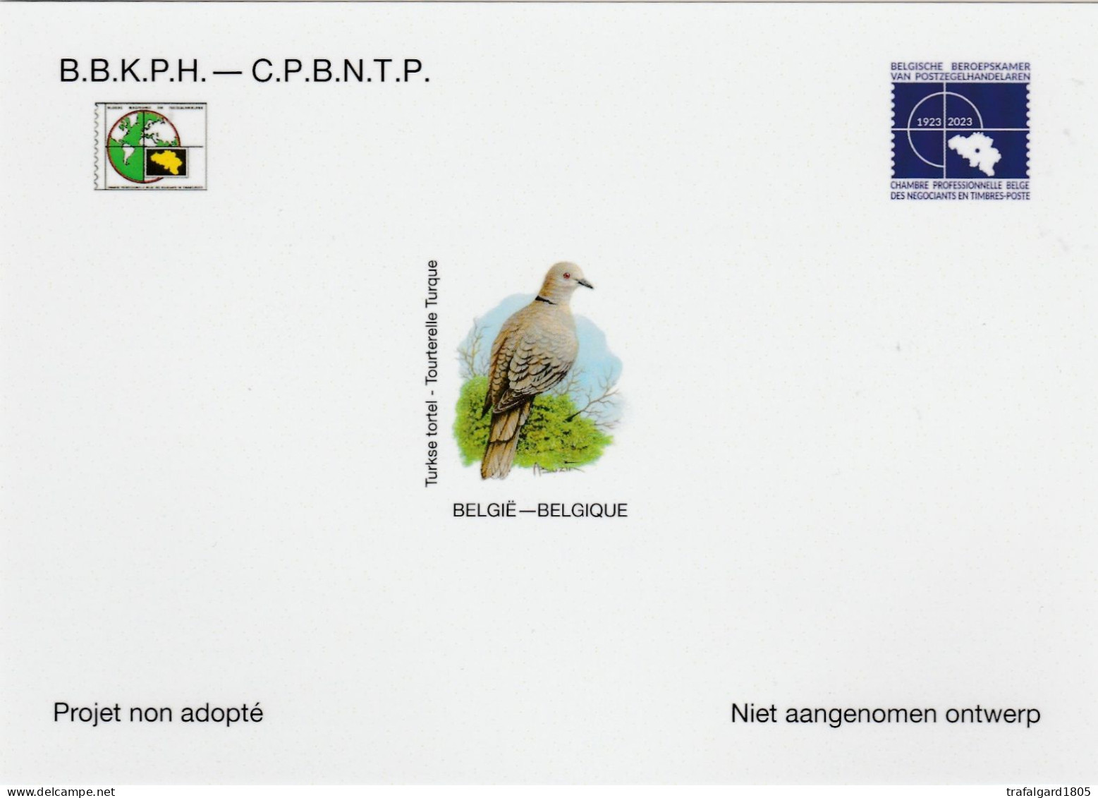 BUZIN.LA TOURTERELLE TURQUE   N.A.48 - 1985-.. Oiseaux (Buzin)