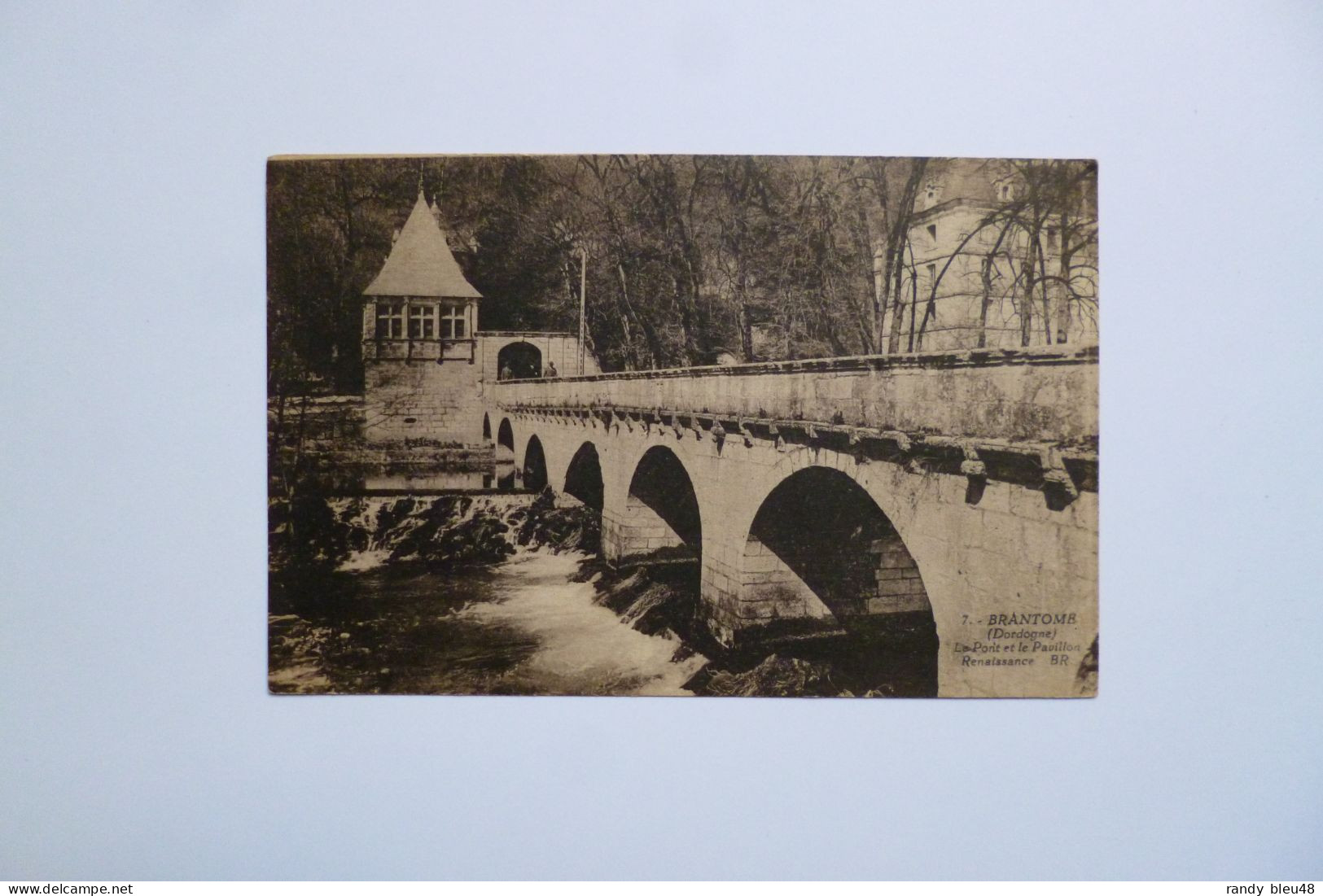 BRANTOME  -  24  -  Le Pont Et Le Pavillon Renaissance  -  DORDOGNE - Brantome