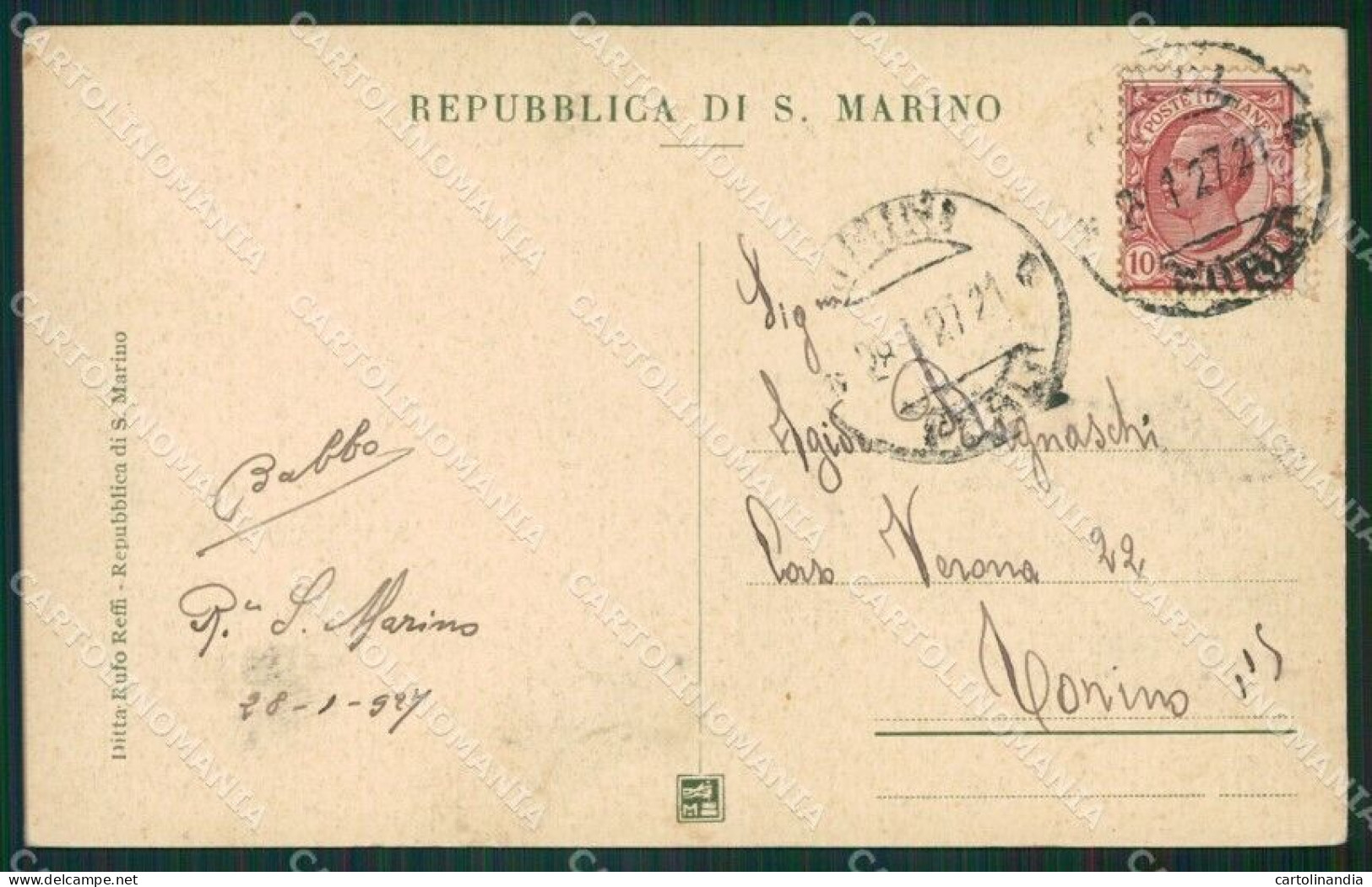 San Marino Cartolina MQ5338 - Saint-Marin