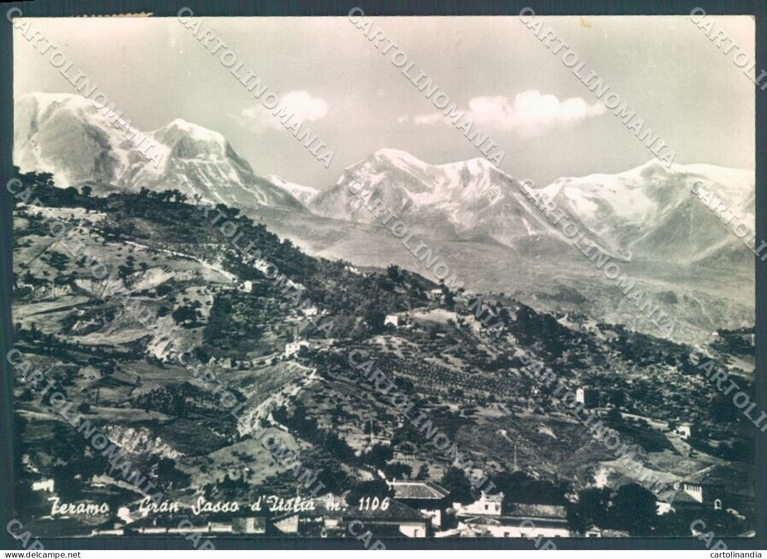 Teramo Città Gran Sasso Foto FG Cartolina JK1811 - Teramo