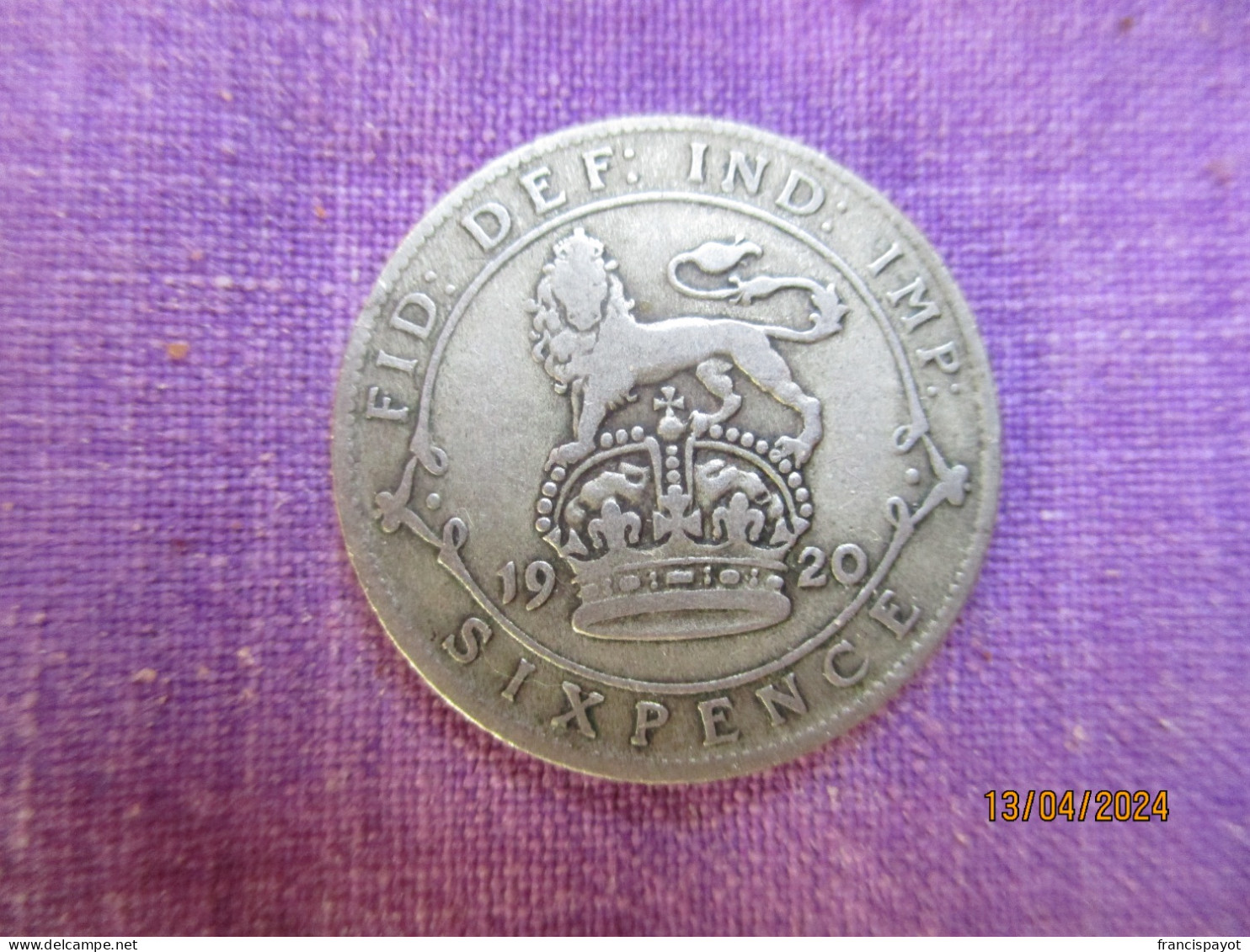 Great Britain: 6 Pence 1920 - H. 6 Pence