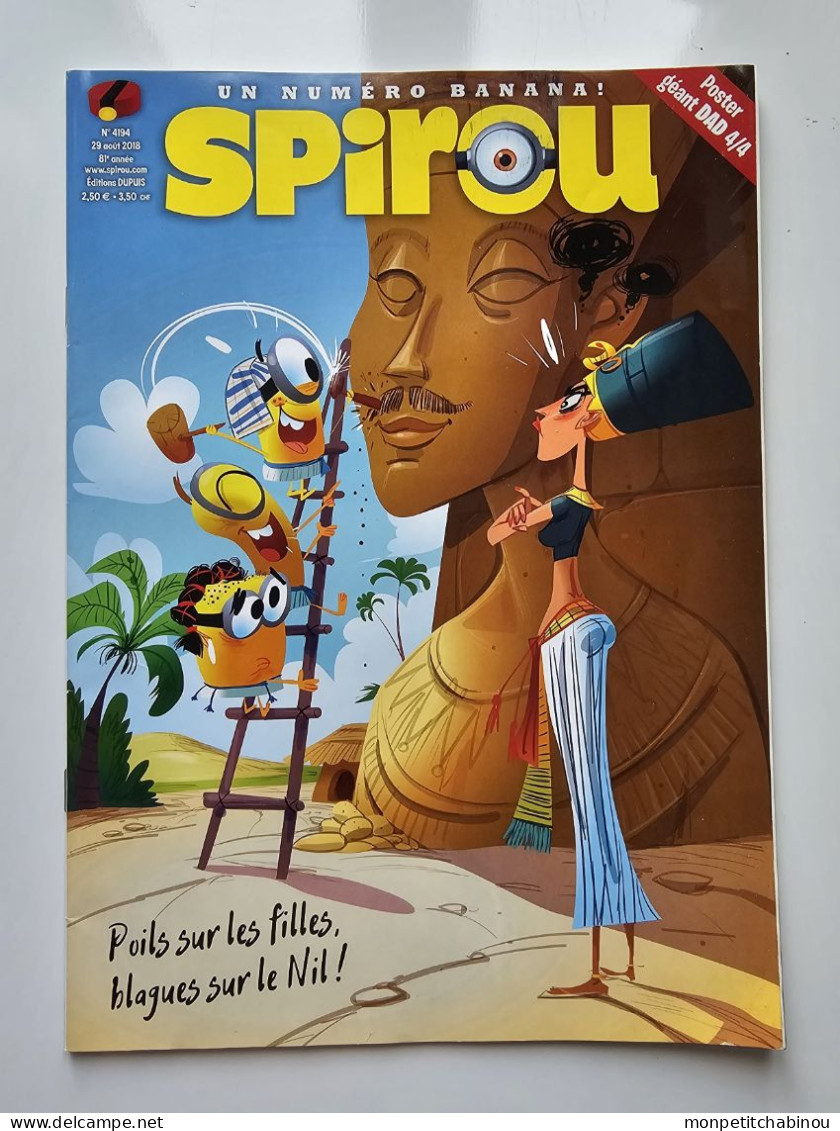 SPIROU Magazine N°4194 (29 Août 2018) - Spirou Magazine