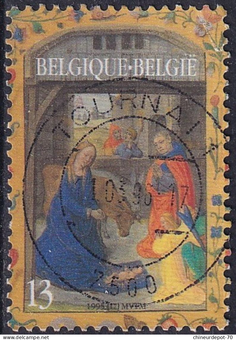 NOEL CACHET TOURNAI - Used Stamps