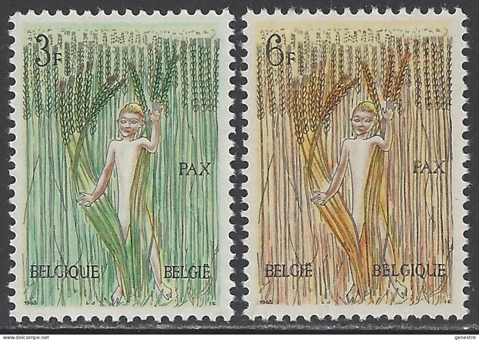 Belgique - 1963 - COB 1251 à 1252 ** (MNH) - Nuevos