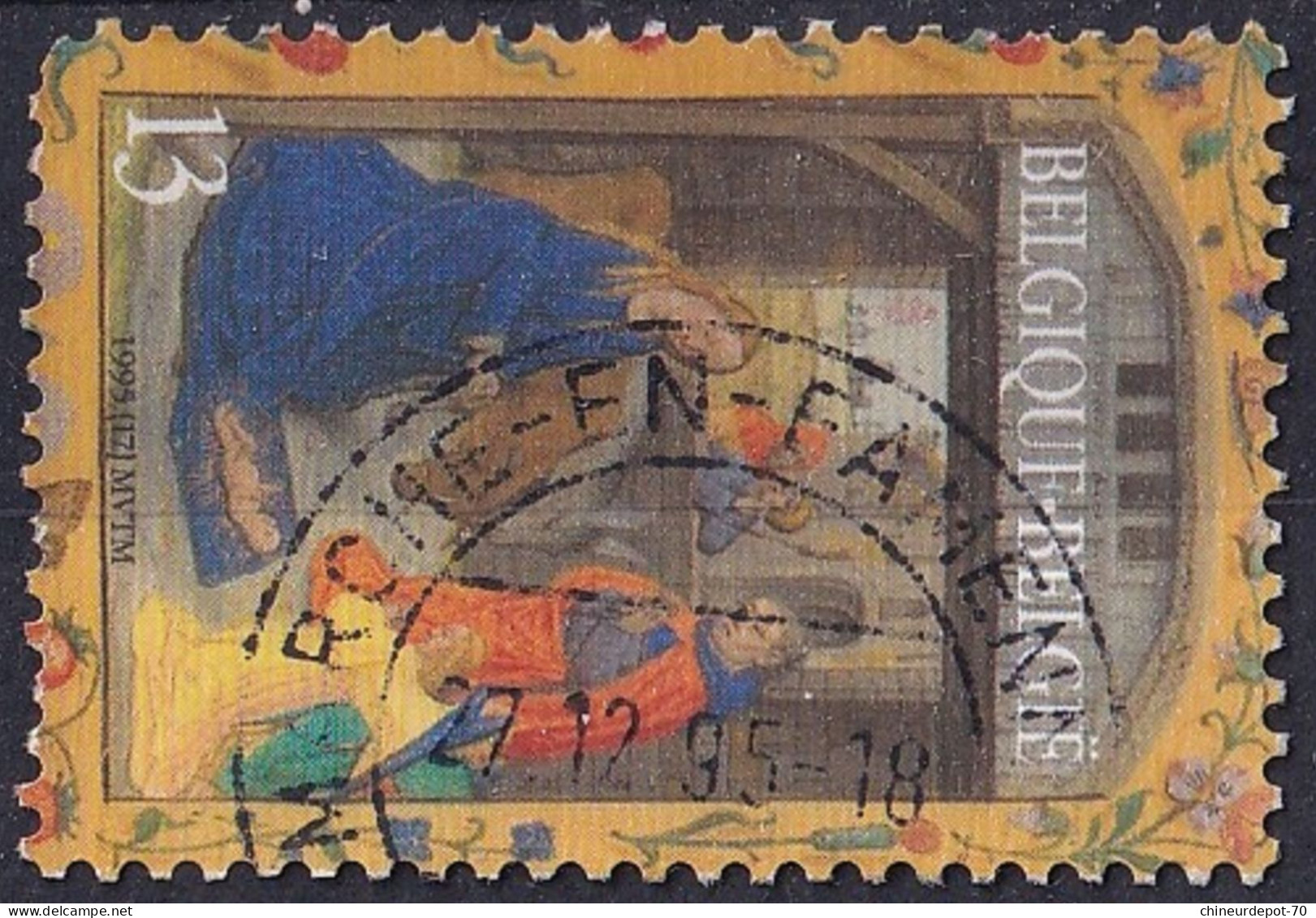 NOEL CACHET MARCHE-EN-FAMENNE - Used Stamps
