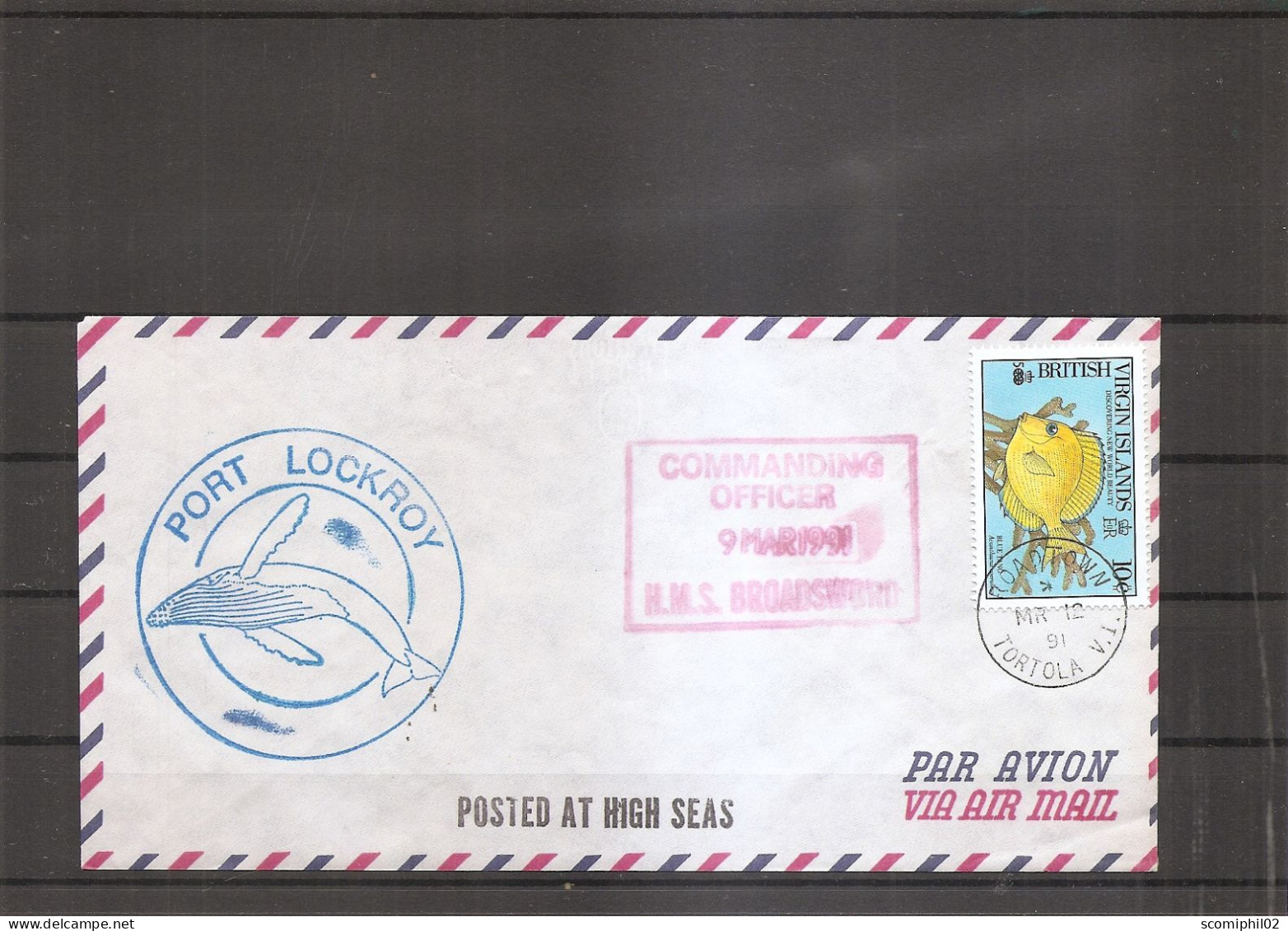 Iles Vierges ( Commémoratif De 1991 De Tortola à Voir) - British Virgin Islands
