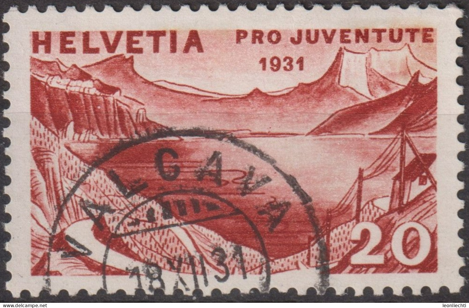 1931 Schweiz / Pro Juventute ° Zum:CH J59, Mi:CH 248, Yt:CH 252, Genfersee - Used Stamps