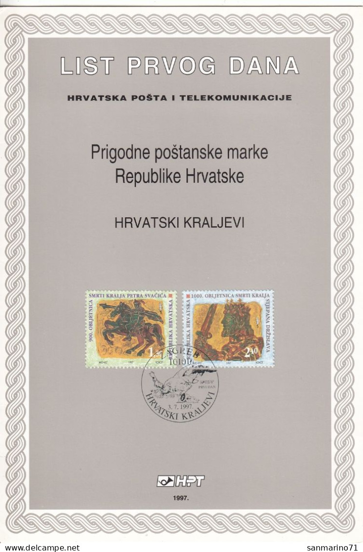 CROATIA First Day Panes 421-422 - Croatia