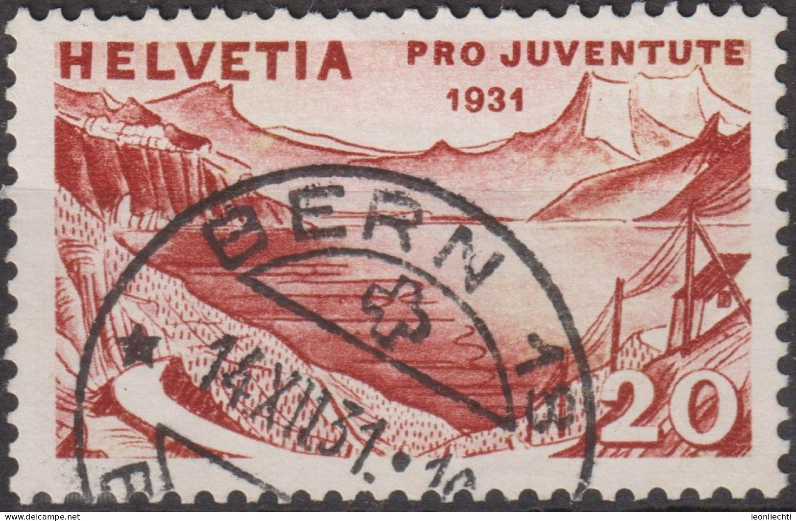 1931 Schweiz / Pro Juventute ° Zum:CH J59, Mi:CH 248, Yt:CH 252, Genfersee - Used Stamps