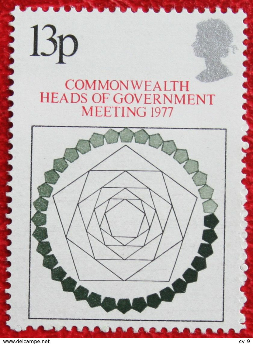 Commonwealth Heads Of Government Meeting London (Mi 744) 1977 POSTFRIS MNH ** ENGLAND GRANDE-BRETAGNE GB GREAT BRITAIN8 - Unused Stamps