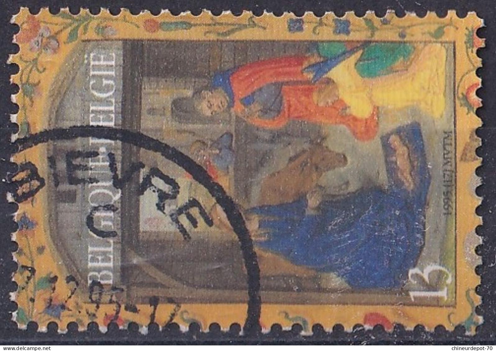 NOEL CACHET BIEVRE - Used Stamps