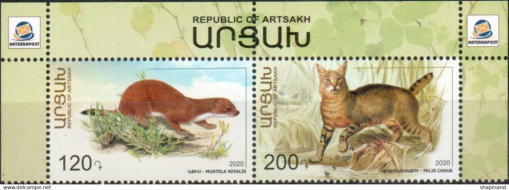 Artsakh 2020 "Fauna Of Artsakh" 2v Zd Quality:100% - Armenia