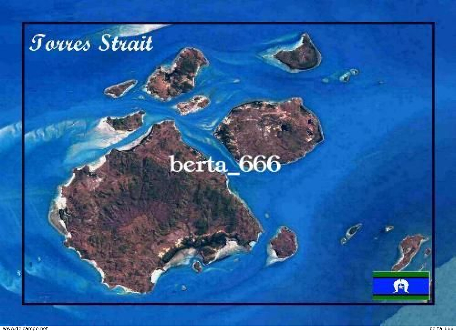 Australia Torres Strait Aerial View New Postcard - Sonstige & Ohne Zuordnung