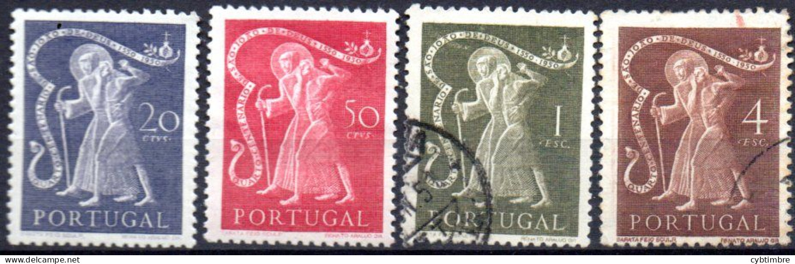 Portugal: Yvert N° 734/736 + 739; Cote 11.00€ - Oblitérés