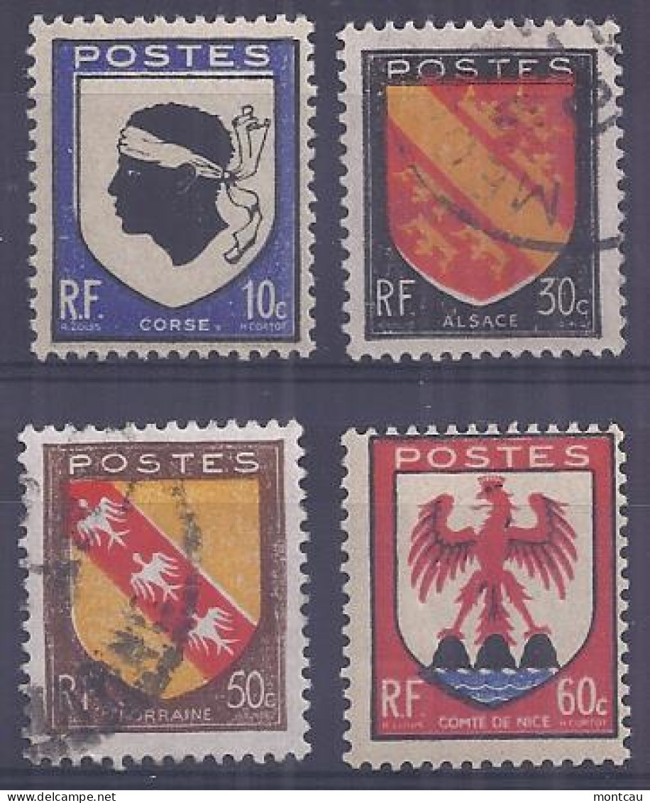 Francia 1946. YT = 755-58 Escudos - Neufs