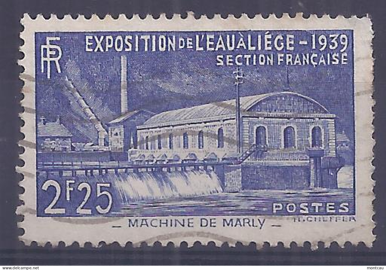 Francia 1939. YT = 430 - Usado (o). Expo Agua - Usados