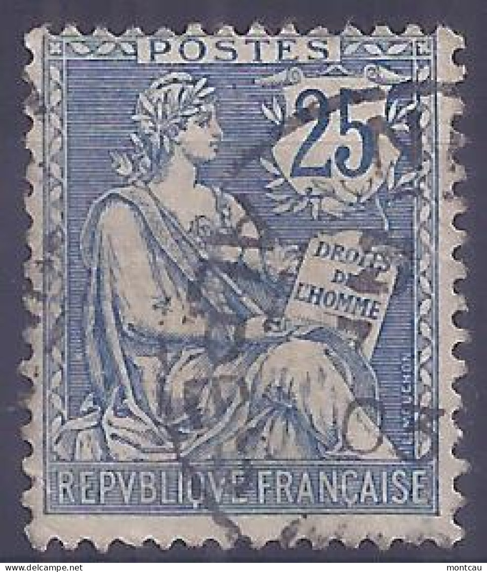 Francia 1900. YT = 127 - Usado (o). Tipo Mouchon 25 C - Oblitérés