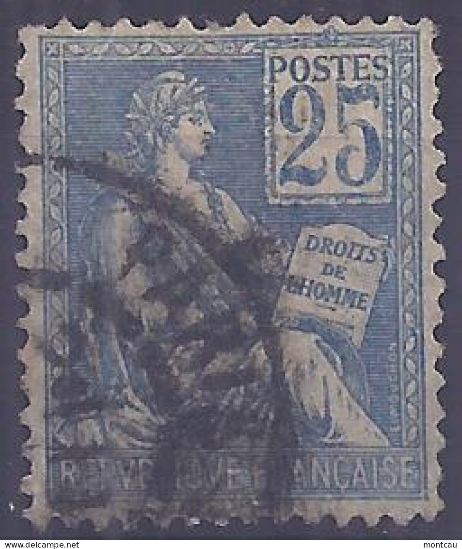 Francia 1900. YT = 118 - Usado (o). Tipo Mouchon 25 C - Oblitérés