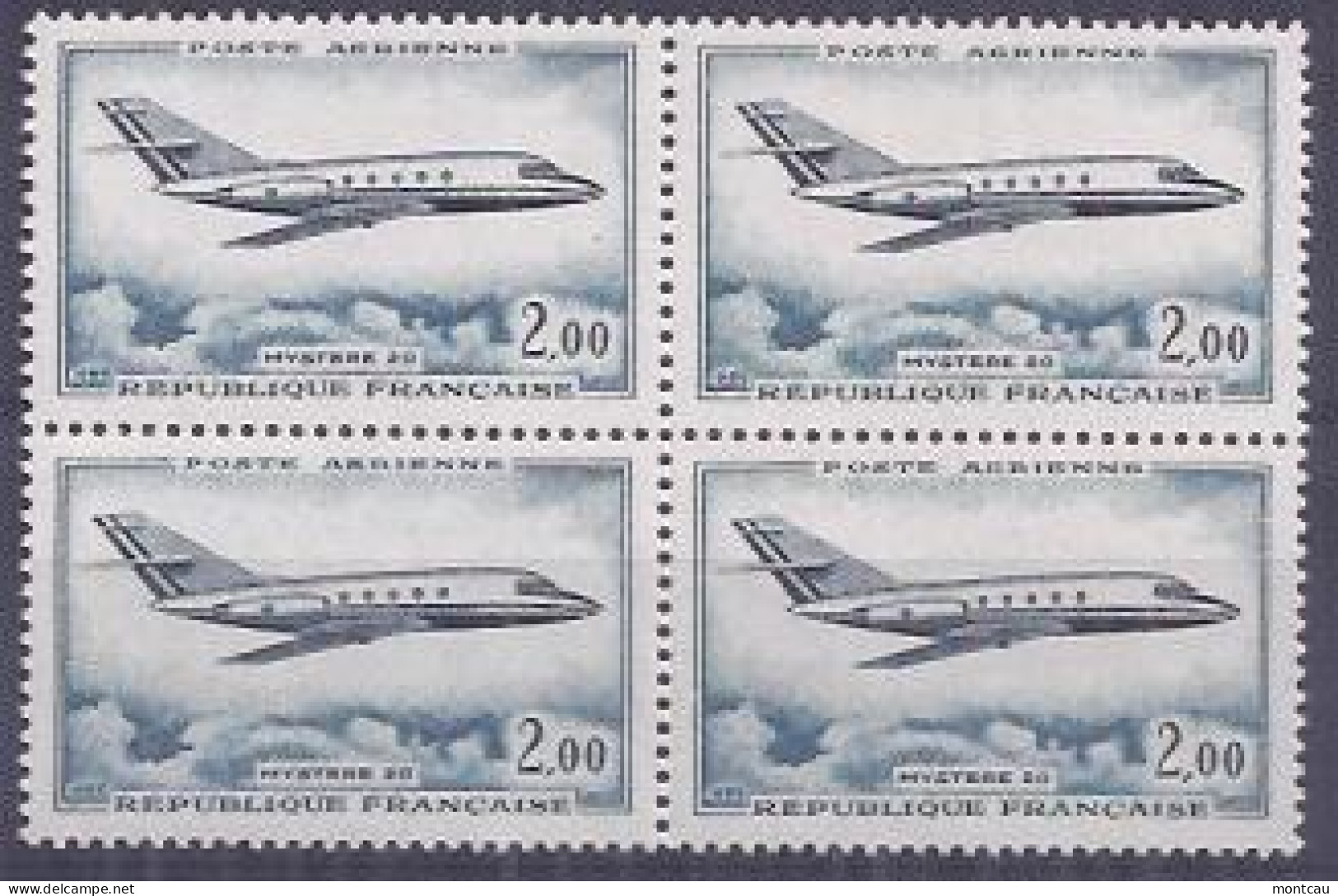 Francia . YT = Aer-42 -  (**). Mystère 20 - 1960-.... Mint/hinged