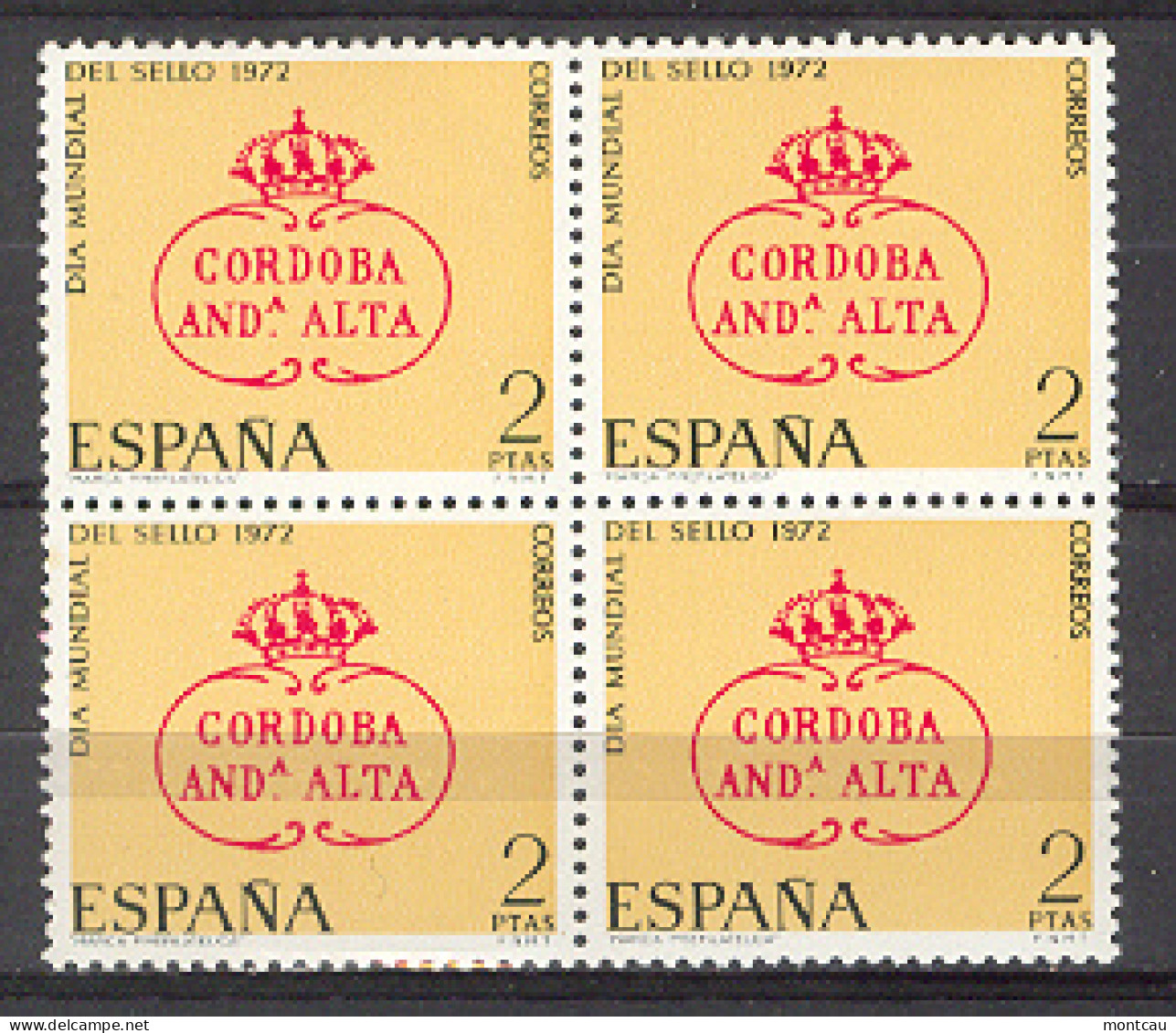 Spain 1972 - Dia Del Sello Ed 2092 (**) Bloque - Stamp's Day