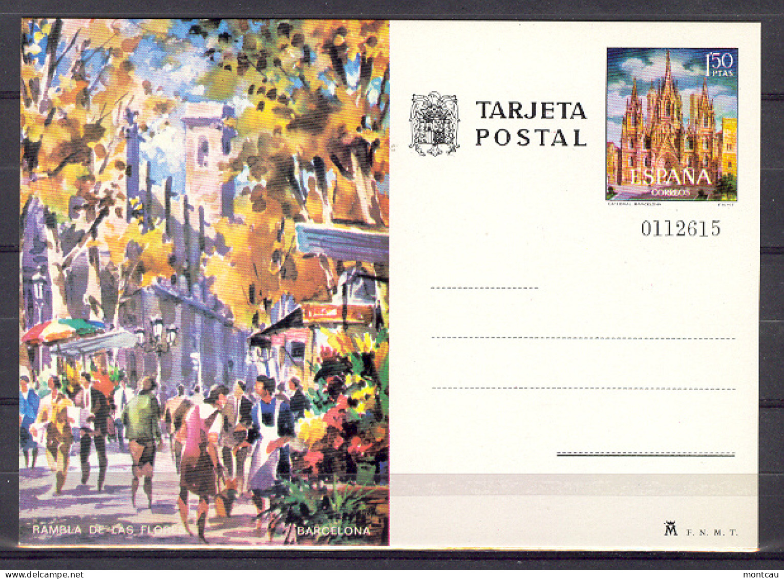 Entero Postal N. 101 - 1973 - Barcelona - 1931-....