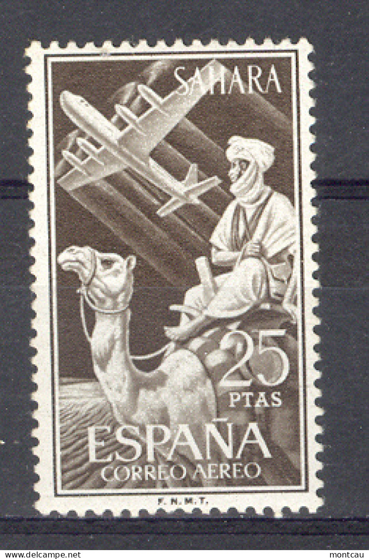 Spanish Sahara 1961 - Avion Y Camello Ed 189 (**) - Vliegtuigen
