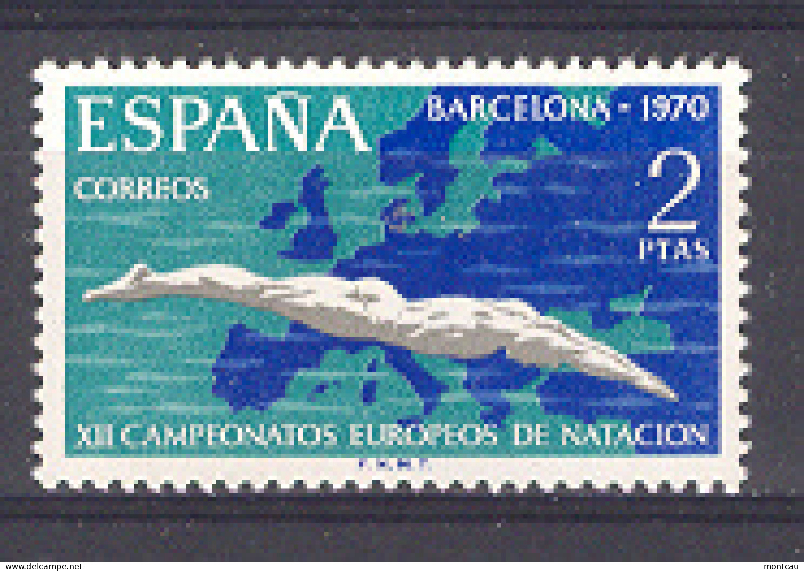 Spain 1970 - Camp. Natacion Ed 1989 - Nuoto