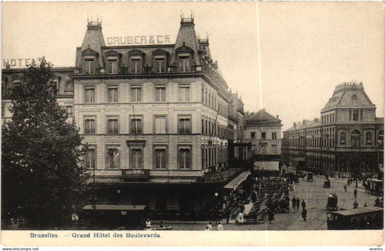 BRUXELLES /  BRUSSEL /  LE GRAND HOTEL DES BOULEVARDS - Cafés, Hôtels, Restaurants