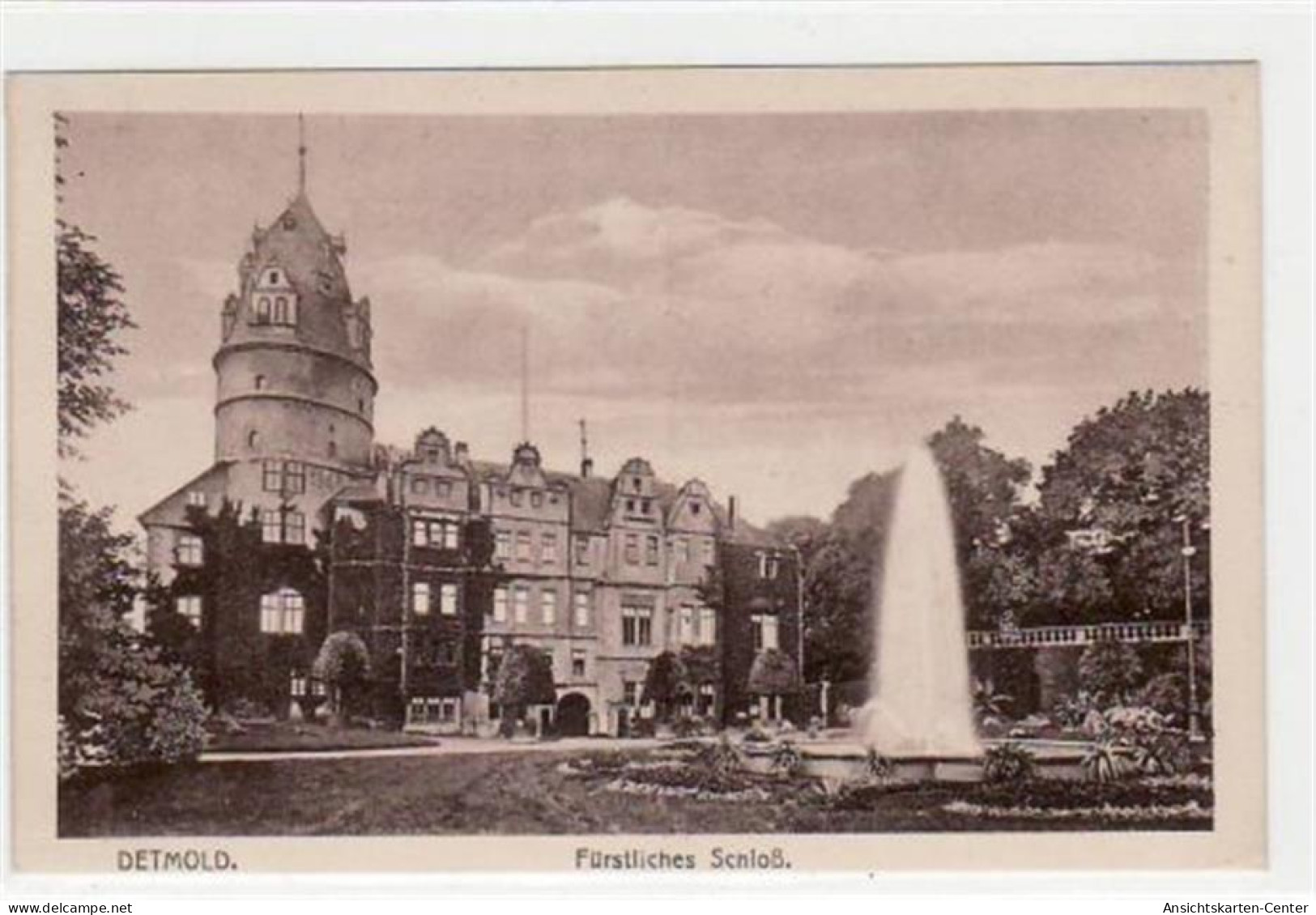 39065202 - Detmold Mit Fuerstlichem Schloss Ungelaufen  Gute Erhaltung. - Detmold