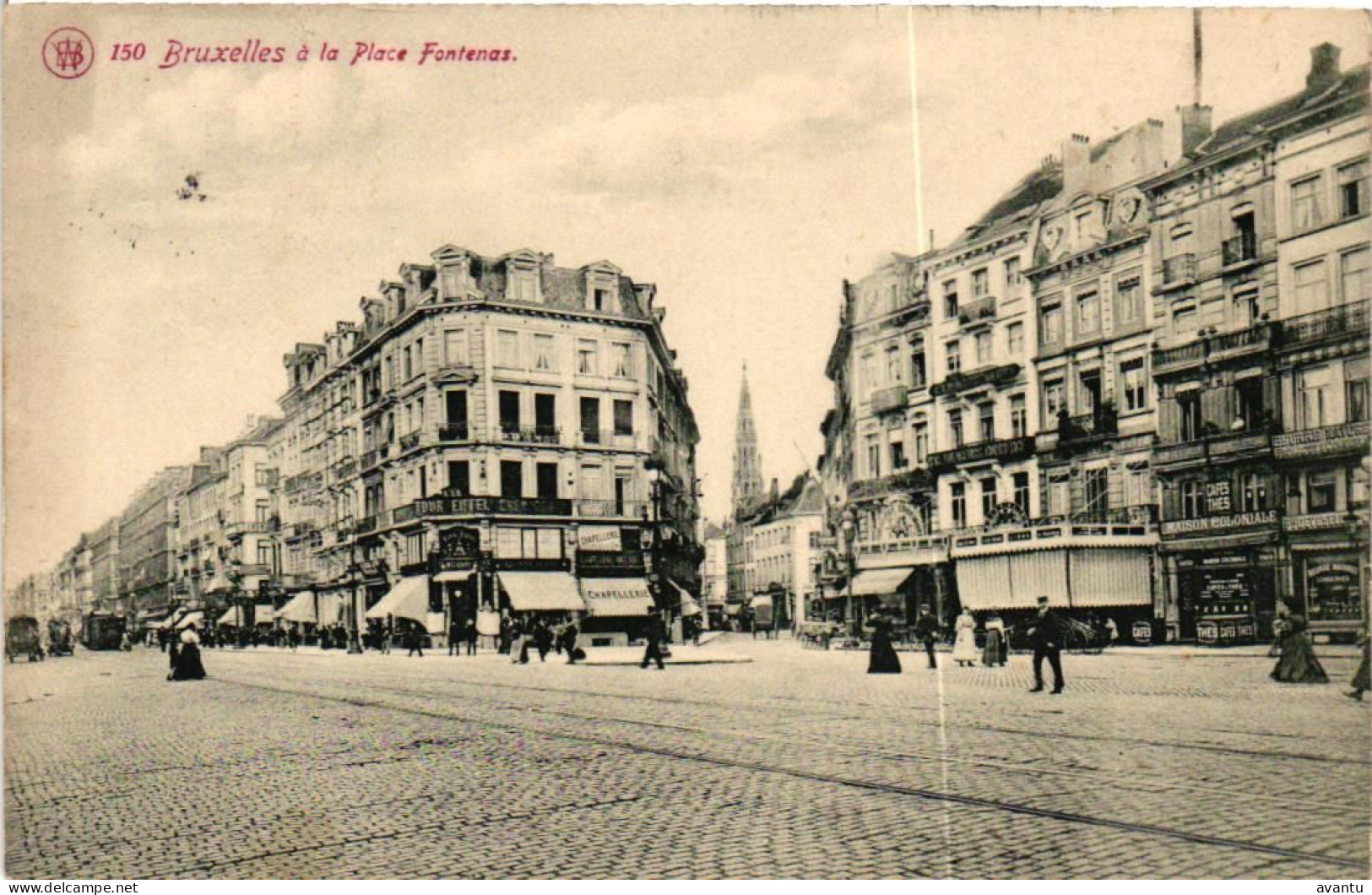 BRUXELLES /  BRUSSEL /  LA PLACE FONTENAS - Marktpleinen, Pleinen