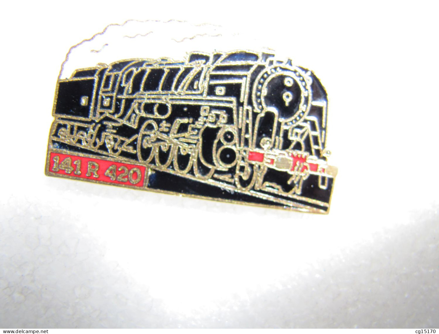 TOP  PIN'S   LOCOMOTIVE 141 R 420 Email Grand Feu  41 X 25 Mm - TGV