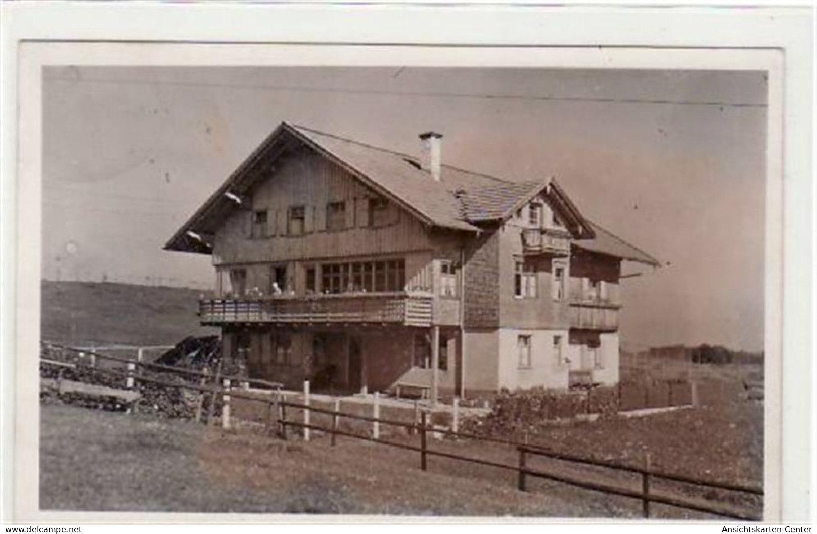 39027302 - Fotokarte Von Bad Oy Im Allgaeu.  Ein Einzelnes Gebaeude Gelaufen 1937. Top Erhaltung. - Kempten