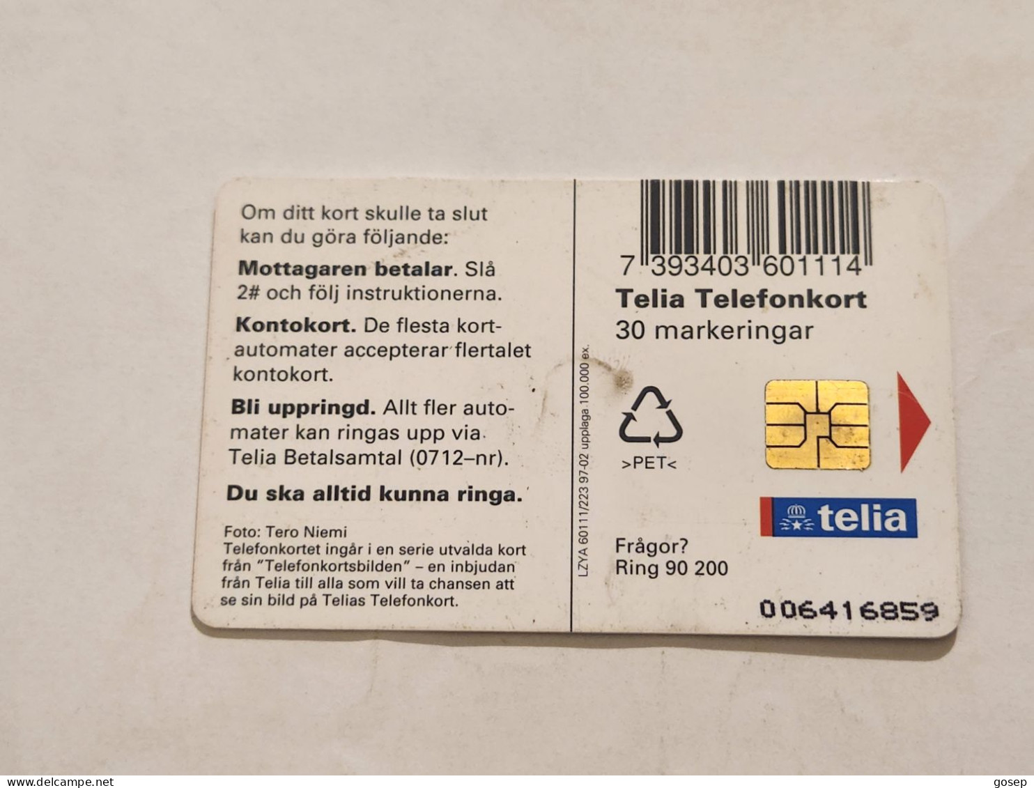 SWEDEN-(SE-TEL-030-0223)-Islan Of Little-(19)(Telefonkort 30)(tirage-100.000)(006416859)-used Card+1card Prepiad Free - Suecia