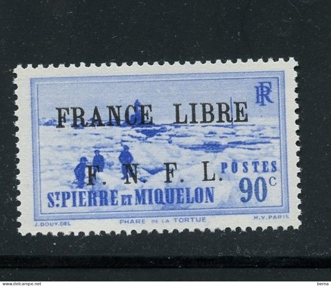 SAINT PIERRE ET MIQUELON 262 FRANCE LIBRE LUXE NEUF SANS CHARNIERE - Unused Stamps