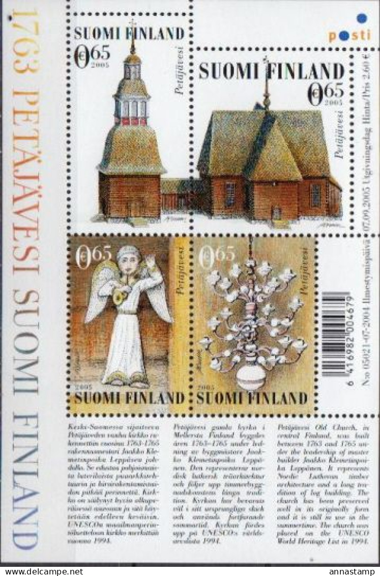 Finland MNH SS - Churches & Cathedrals