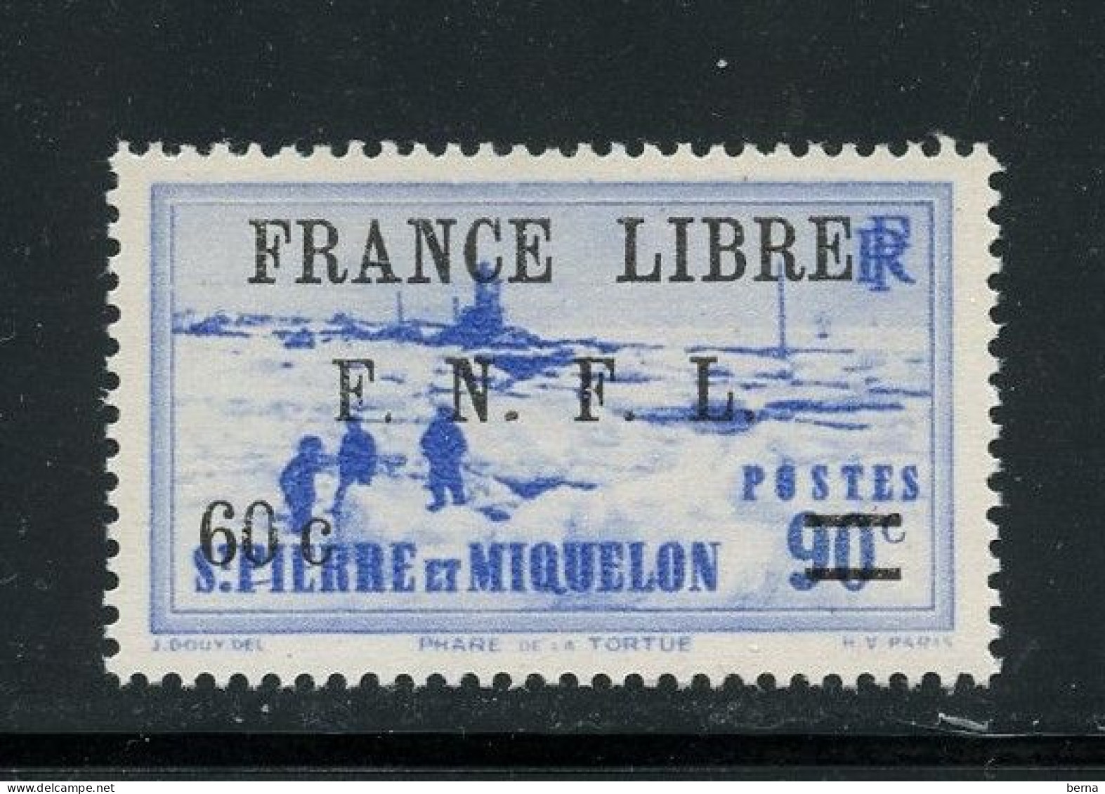 SAINT PIERRE ET MIQUELON 276 FRANCE LIBRE LUXE NEUF SANS CHARNIERE - Unused Stamps