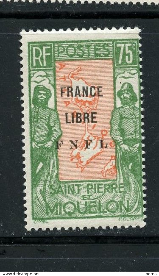 SAINT PIERRE ET MIQUELON 286 FRANCE LIBRE LUXE NEUF SANS CHARNIERE - Neufs