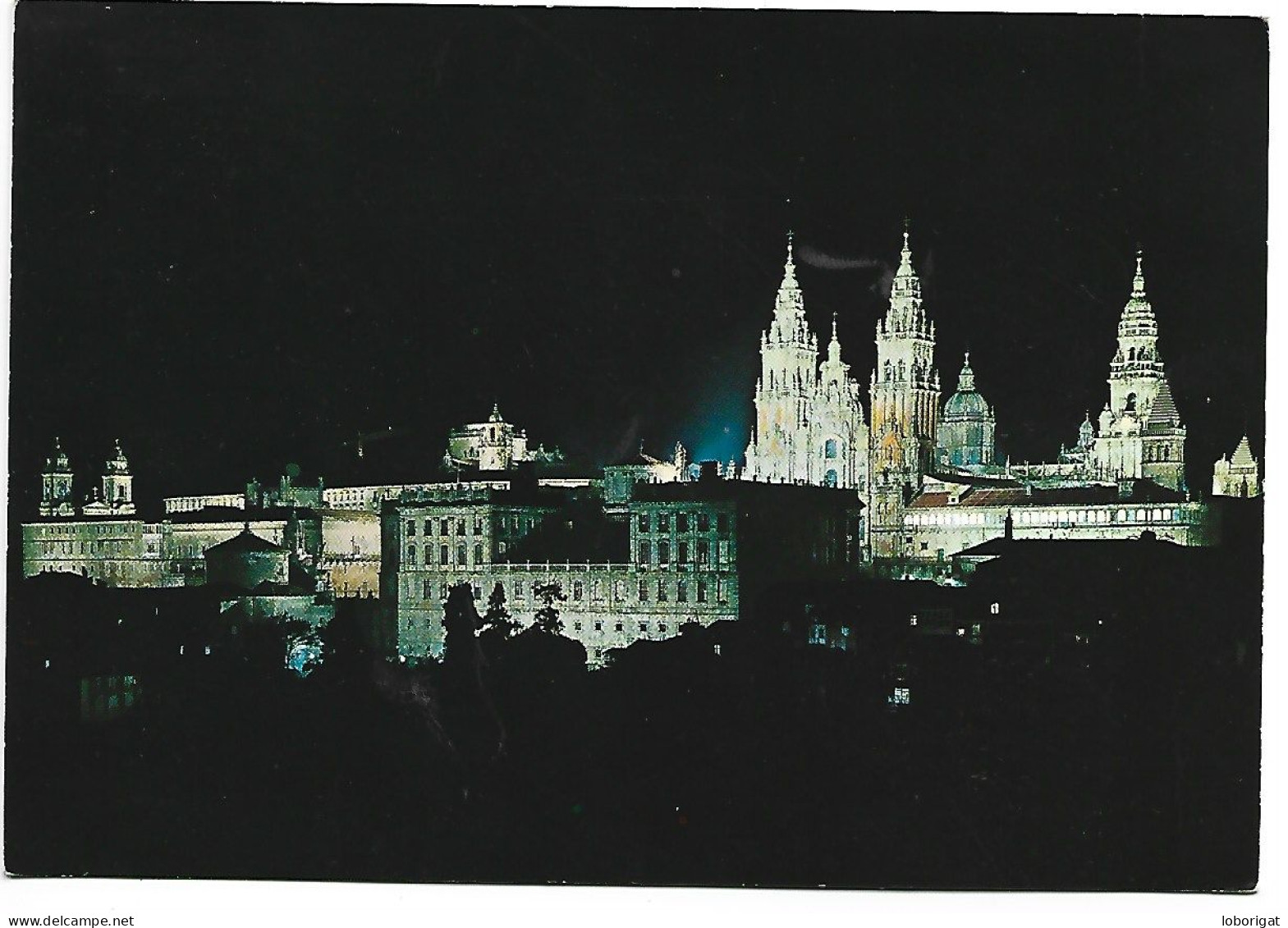 LA CATEDRAL, ASPECTO NOCTURNO / THE CATHEDRAL, NOCTURNAL SIGHT.-  SANTIAGO DE COMPOSTELA / GALICIA.- ( ESPAÑA ) - Chiese E Cattedrali