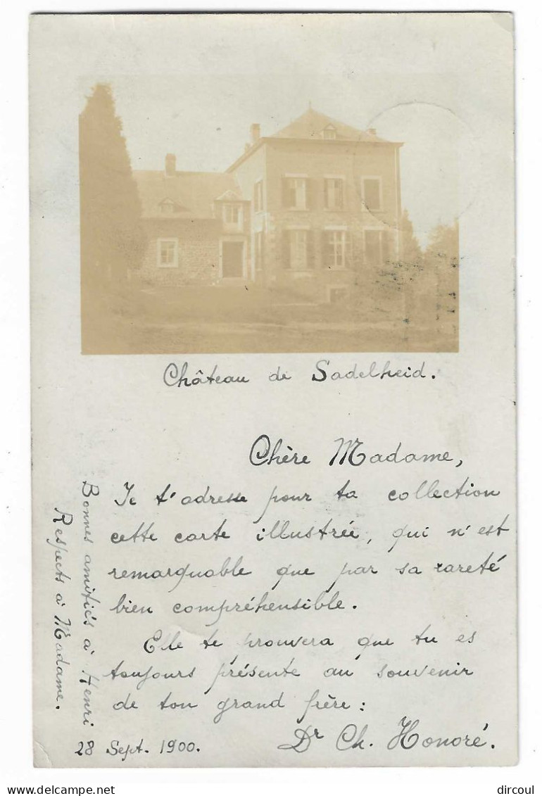 56244  Manhay   Chateau  De  SADELHEID   CARTE  PHOTO - Manhay