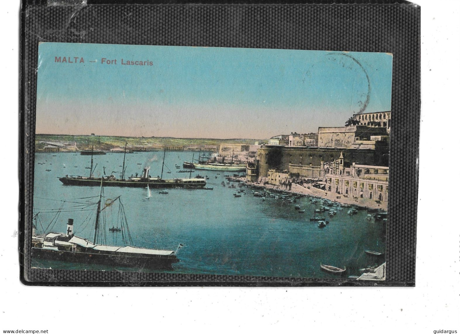 EUROPE-MALTE- MALTA- Une Vue Animée Du " FORT LASCARIS " - Malte