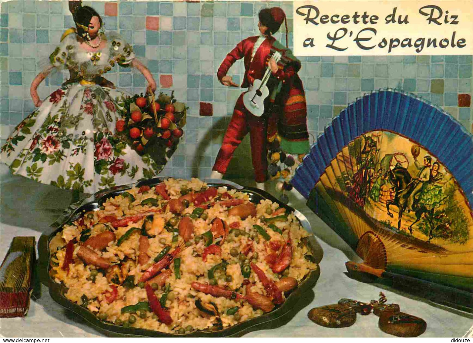 Recettes De Cuisine - Riz à L'Espagnole - Gastronomie - CPM - Voir Scans Recto-Verso - Ricette Di Cucina
