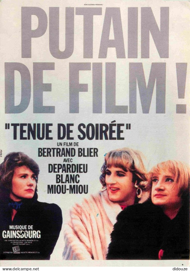 Cinema - Affiche De Film - Tenue De Soirée - Gérard Depardieu - Miou-Miou - Michel Blanc - CPM - Voir Scans Recto-Verso - Posters On Cards