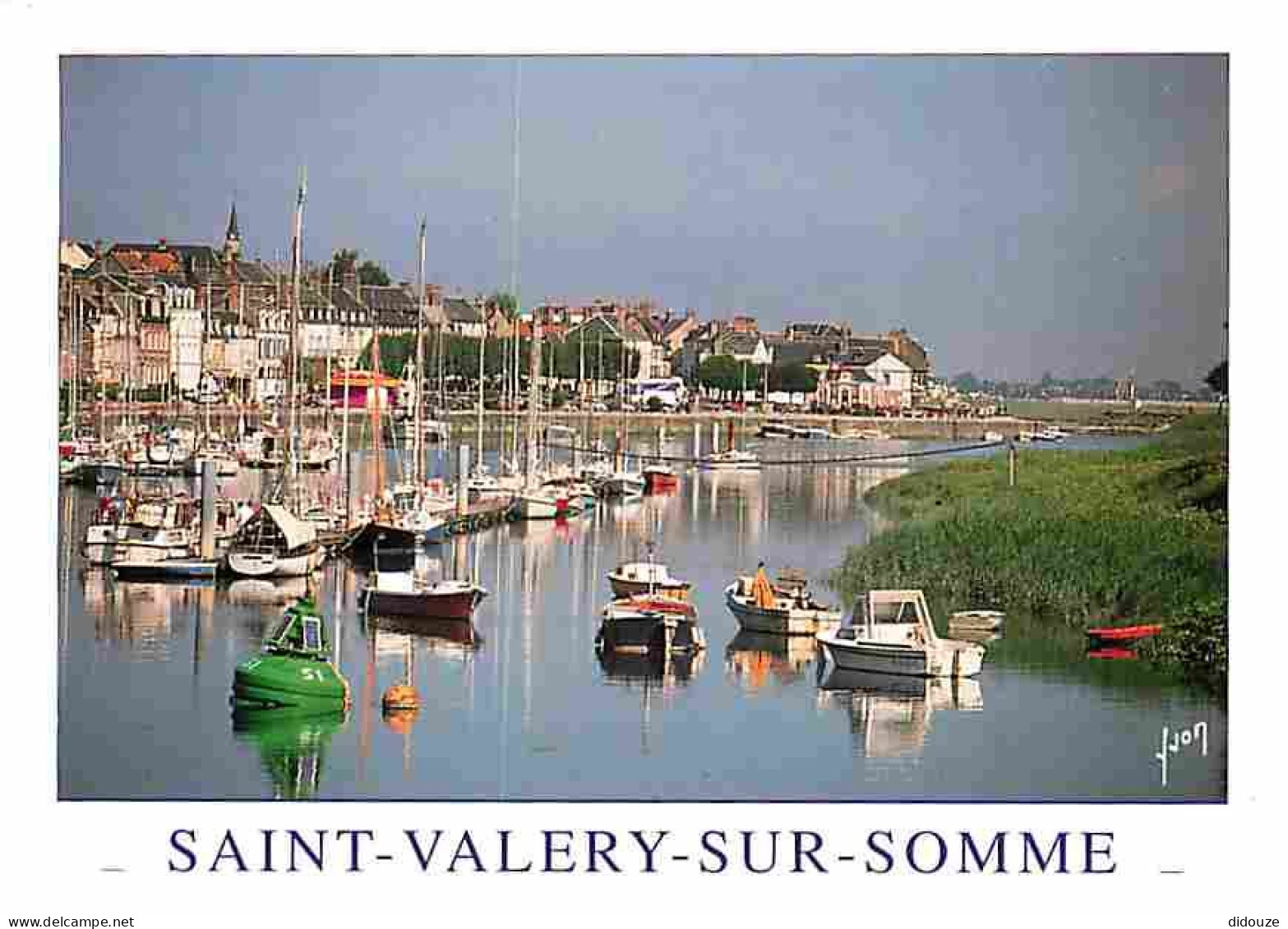 80 - Saint Valery Sur Somme - Le Port - Bateaux - Flamme Postale - CPM - Voir Scans Recto-Verso - Saint Valery Sur Somme